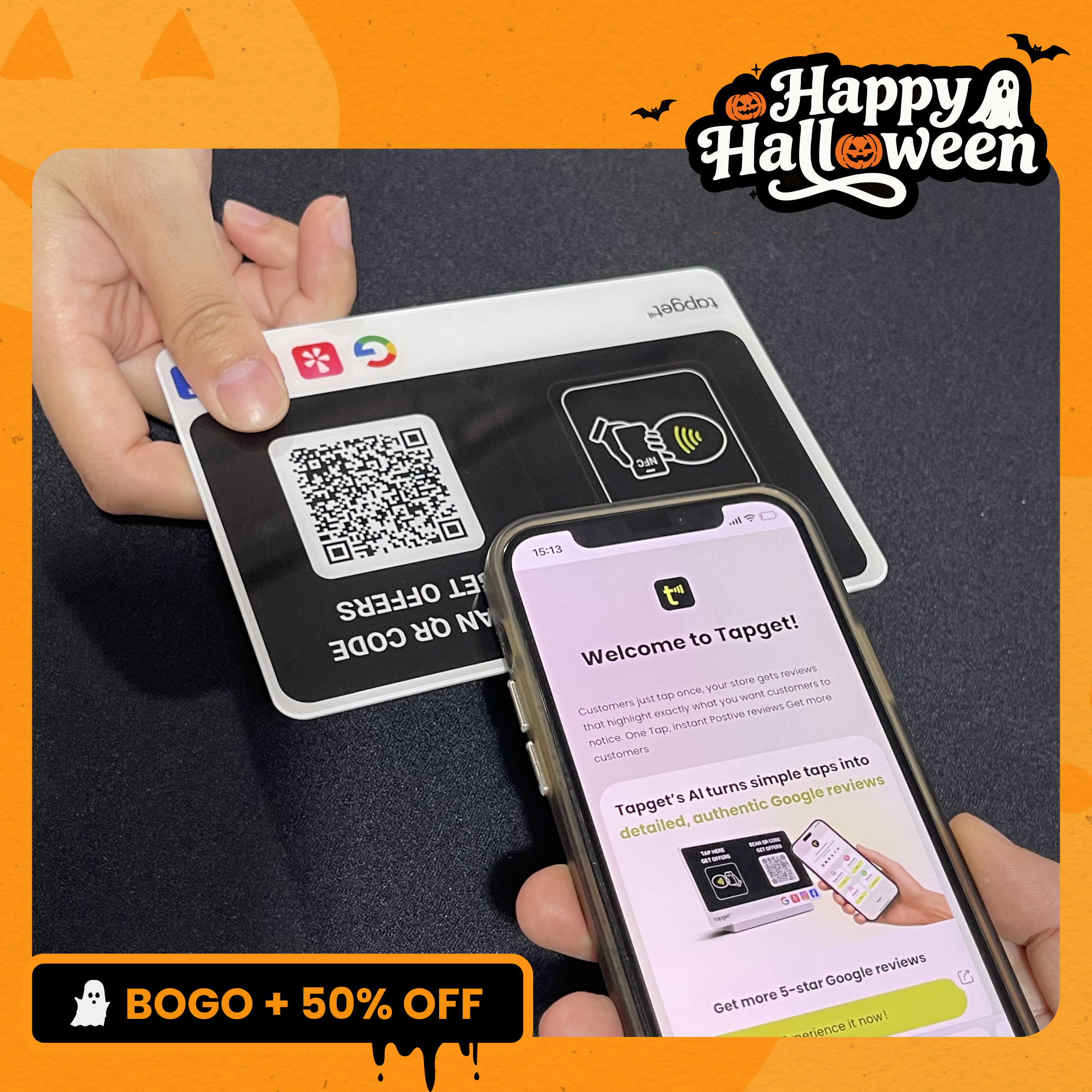 Tapget Google Review NFC Card