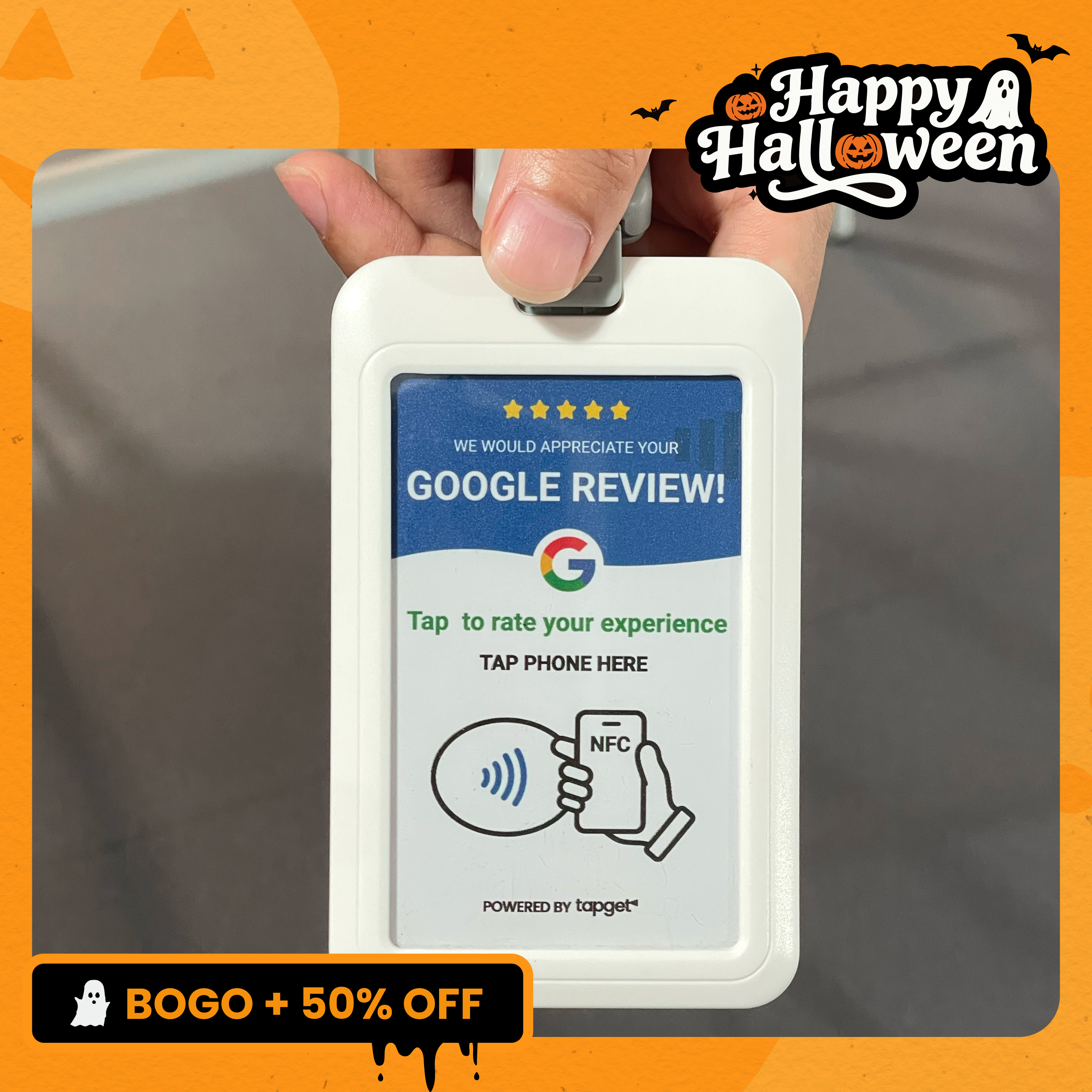 Tapget Google Review NFC Card
