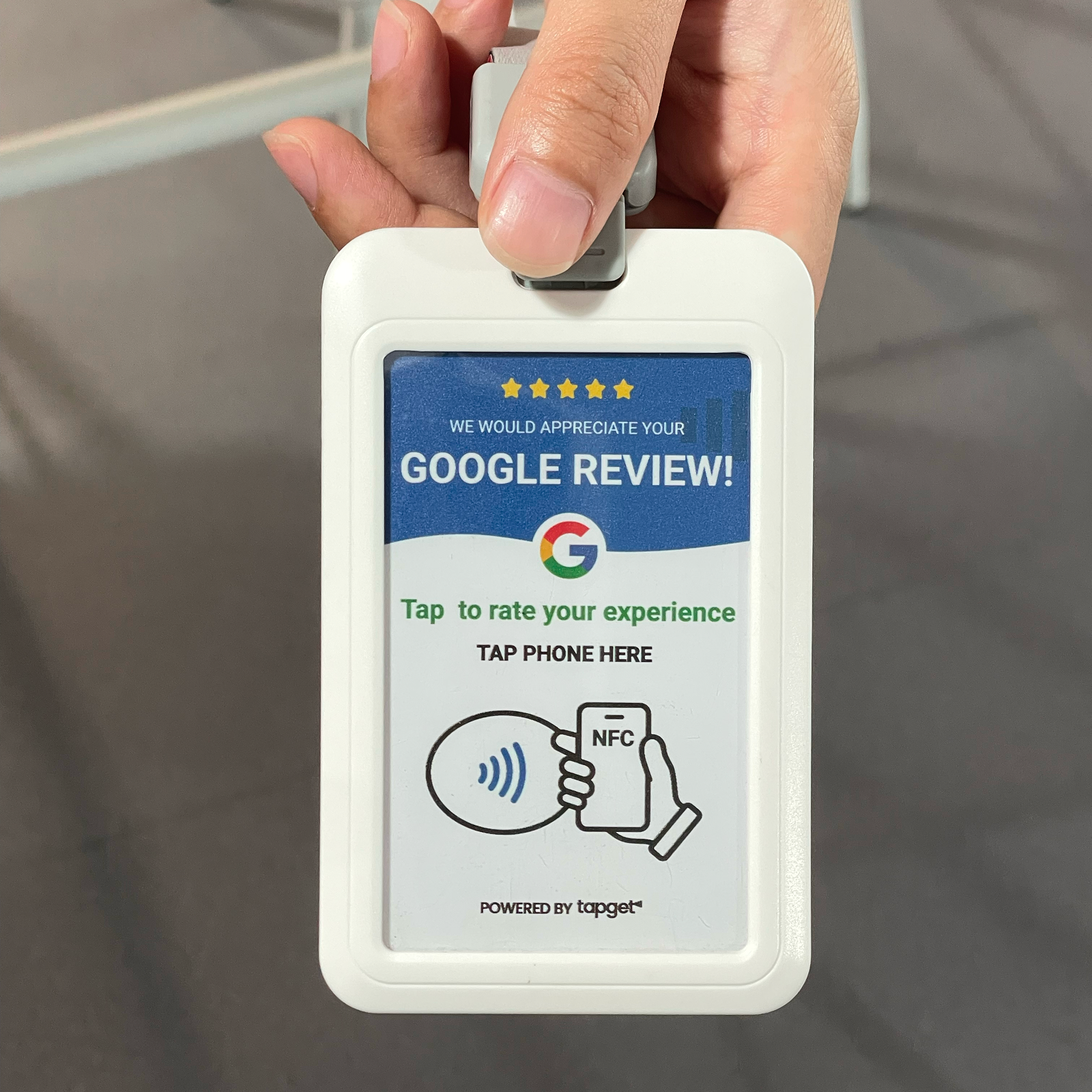 Tapget Google Review NFC Card